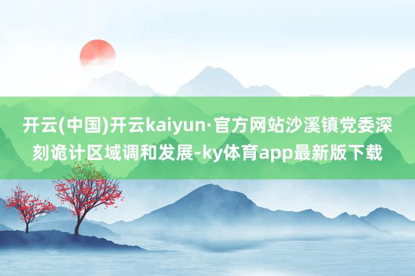 开云(中国)开云kaiyun·官方网站沙溪镇党委深刻诡计区域调和发展-ky体育app最新版下载